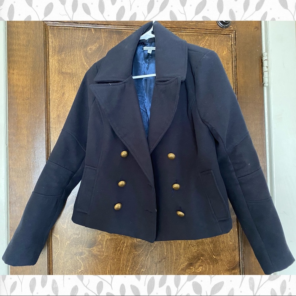 Charlotte Russe navy pea coat